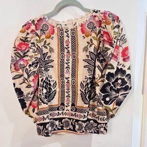 FARM Rio Multicolor Floral Blouse